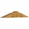 Ekena Millwork Portland Rough Sawn Timber Gable Bracket, Western Red Cedar, 48"W x 8"H x 6"D x 6"F, 4/12 Pitch GBW048X08X0606POR00RWR - alternate 5